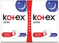 Kotex Женские гигиенические прокладки Ultra Night Duo 14 шт