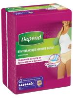 Depend Впитывающее нижнее белье для женщин L/XL 9 шт
