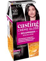 Loreal Castinc Crème Closs Краска для волос 100 черная ваниль