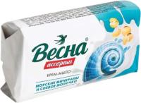 Весна крем-мыло Морские минералы и соевое молочко 90 г