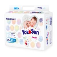 YokoSun Comfort Подгузники NB 34 (2-5 кг)