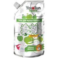 YokoSun Гель для мытья посуды , Яблоко, Дой-пак 850 мл