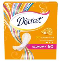 Discreet Ежедневные прокладки Deo Летняя свежесть 60 шт