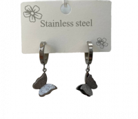 БТ Серьги-гвоздики с цепочками в ассортименте