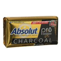 Absolut Pro Туалетное мыло серебро и уголь 90 гр