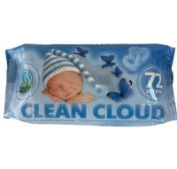 Влажные детские салфетки "Clean Cloud" 72шт*16