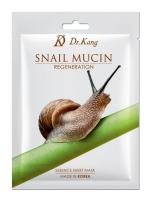 Dr,Kang Маска тканевая для лица Snail Mucin Essence Sheet Mask Улиточный муцин