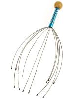 Массажёр-чесалка металл для головы ПАРОВОЗ 25*6*6см МИКС 261262