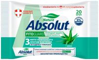 Влажные салфетки "Absolut" Fito Guard Алоэ (20*68)