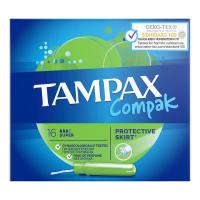 TAMPAX Compak Тампоны женские гигиенические с аппликатором Super Duo 16шт