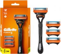 GILLETTE FUSION Бритва с 1 сменной кассетой + FUSION Сменные кассеты для бритья 3шт