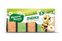 Губки кухонные Крупнопористые  5 шт МЖ, шт.