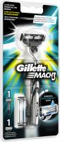 Gillette Станок бритвенный Mach 3 с 2 сменными кассетами