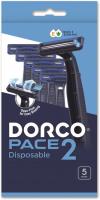 DORCO Мягкая уп. однораз. станок Pace2-TNB200BL-5P