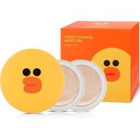 Missha X Line Friends Magic Cushion Moisture Тональная маскирующ. основа - кушон Уточка SPF50+/РА+++