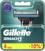 Gillette Кассеты Mach3 4шт