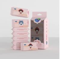 Flowell Мини влажные салфетки без аромата розовые (упаковка 8шт)