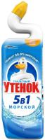 ВЫВОД Чистящее средство Туалетный утенок 900мл 5в1"Морская свежесть" Активный